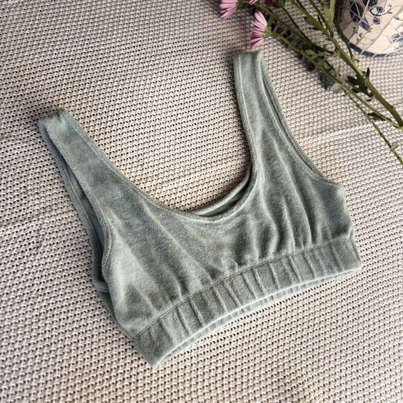 Zara Plush Soft Crop Top - Picture 3 of 5